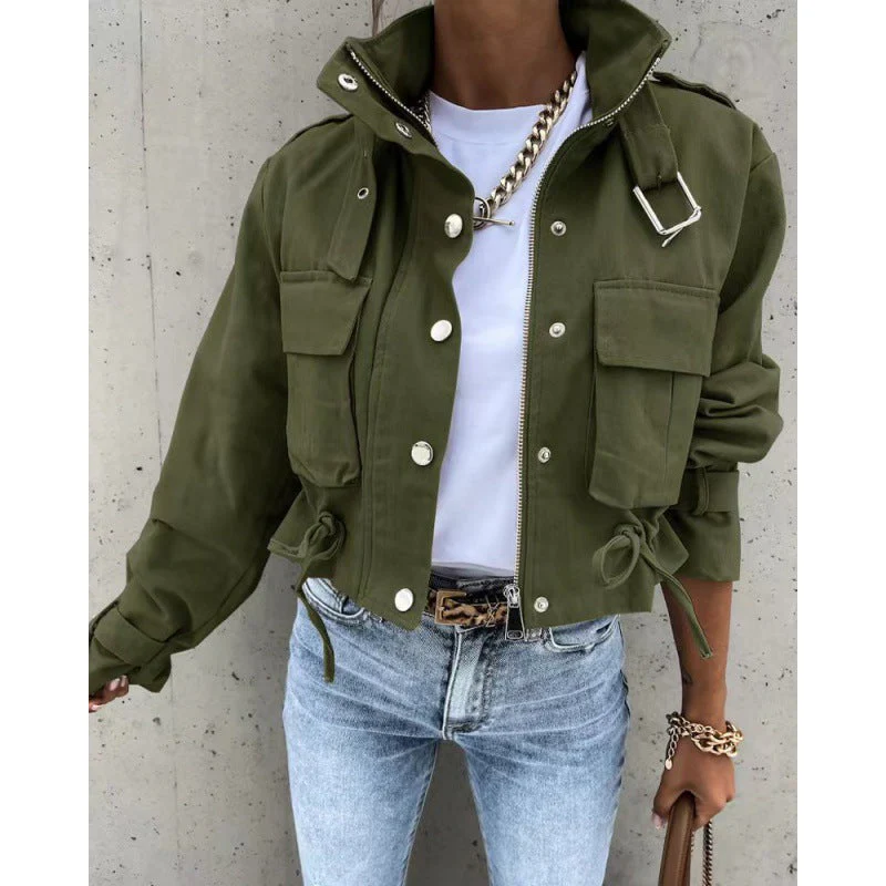 Elegante Jacke mit Stehkragen für Damen - Image 6