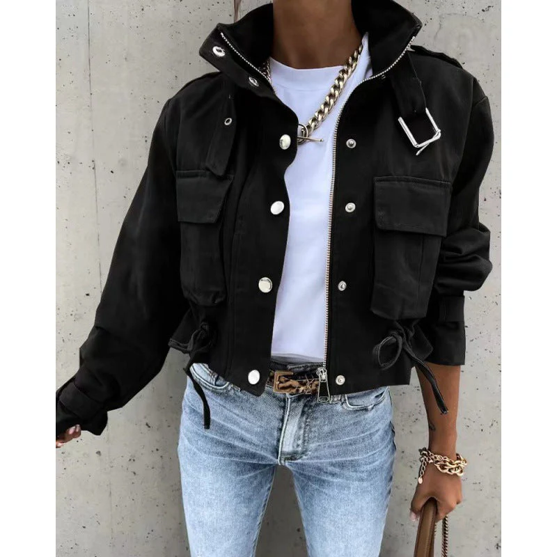 Elegante Jacke mit Stehkragen für Damen - Image 7