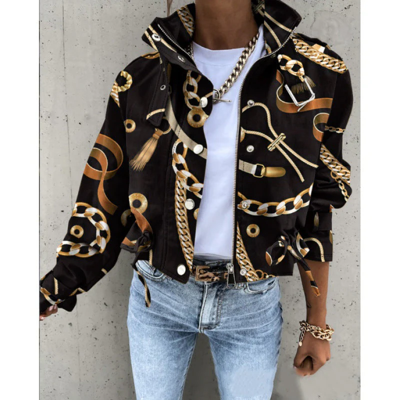 Elegante Jacke mit Stehkragen für Damen - Image 8