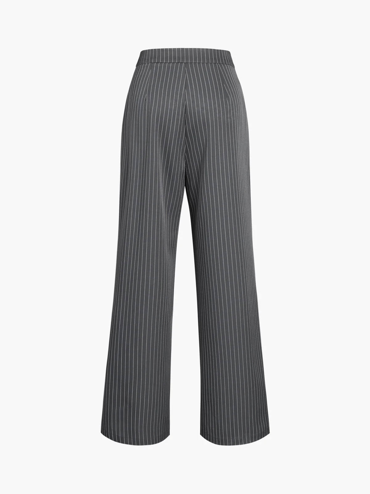 Heidi-Mode | Elegante Nadelstreifen-Faltenhose mit Weitem Bein - Image 8