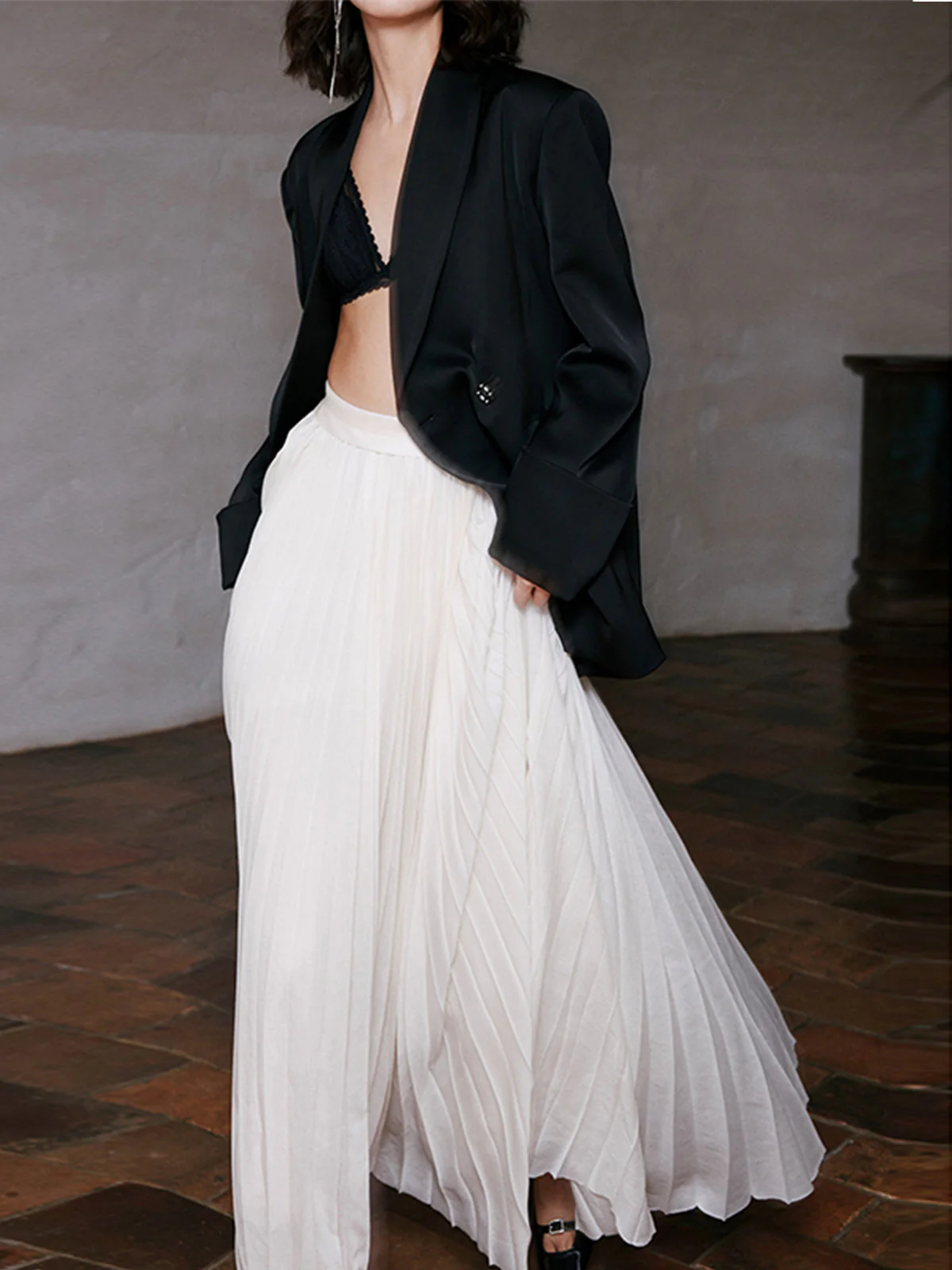 Heidi-Mode | Eleganter Faltenrock Maxi - Image 3