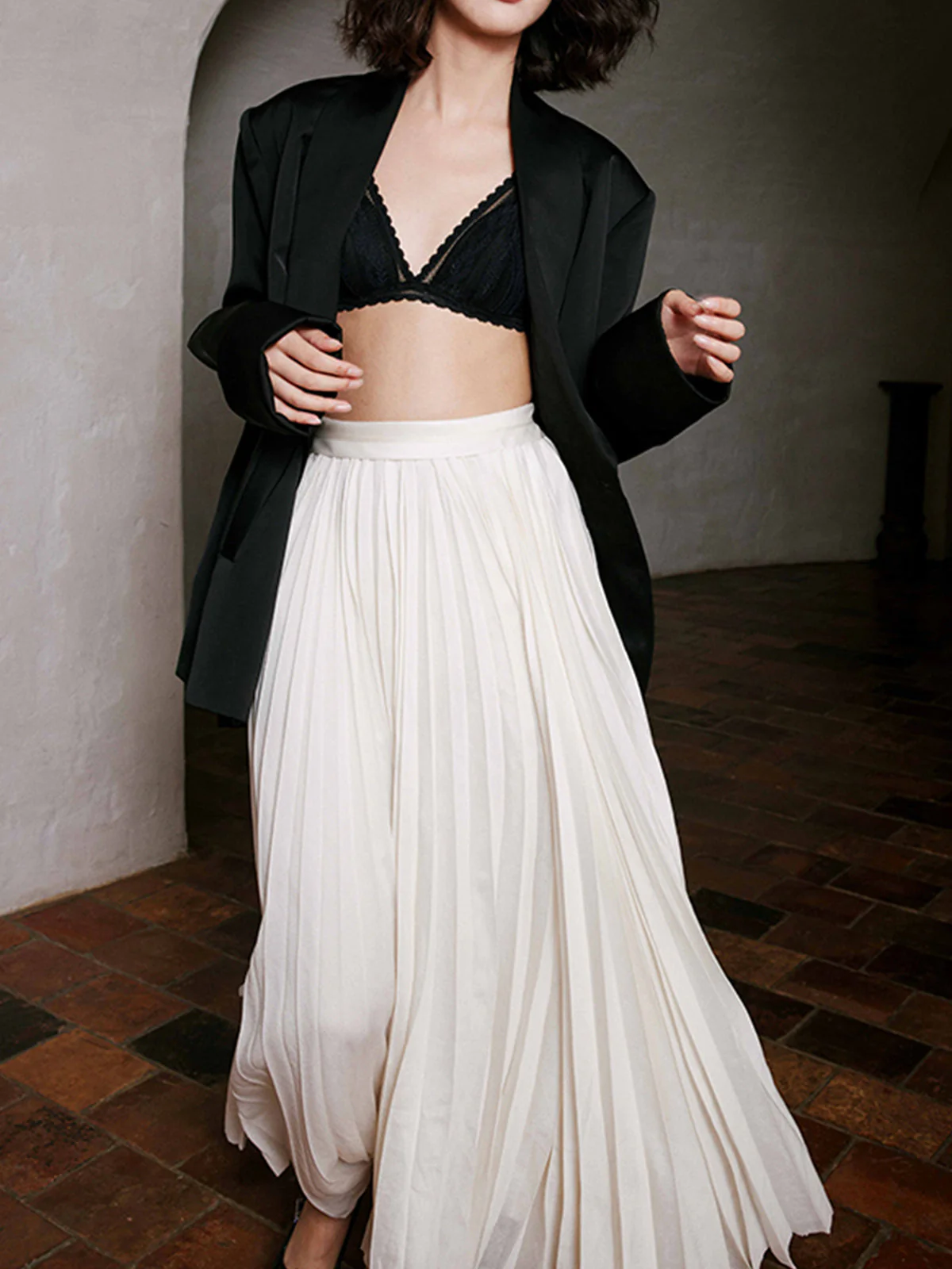 Heidi-Mode | Eleganter Faltenrock Maxi - Image 4