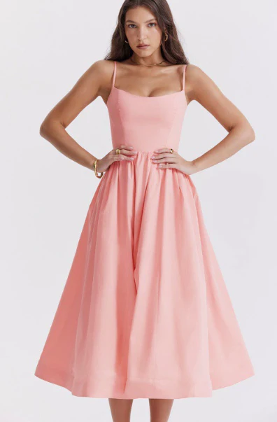Elegantes Midikleid mit Schnürverschluss hinten - Image 2