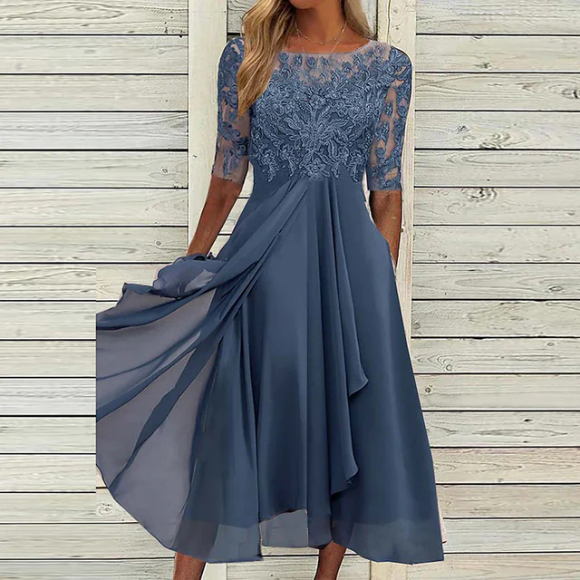 Heidi-Mode | Elegantes Spitzenkleid Glamourös Zu Jedem Anlass