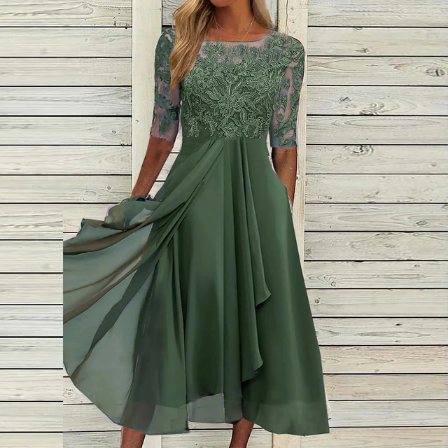 Heidi-Mode | Elegantes Spitzenkleid Glamourös Zu Jedem Anlass - Image 4