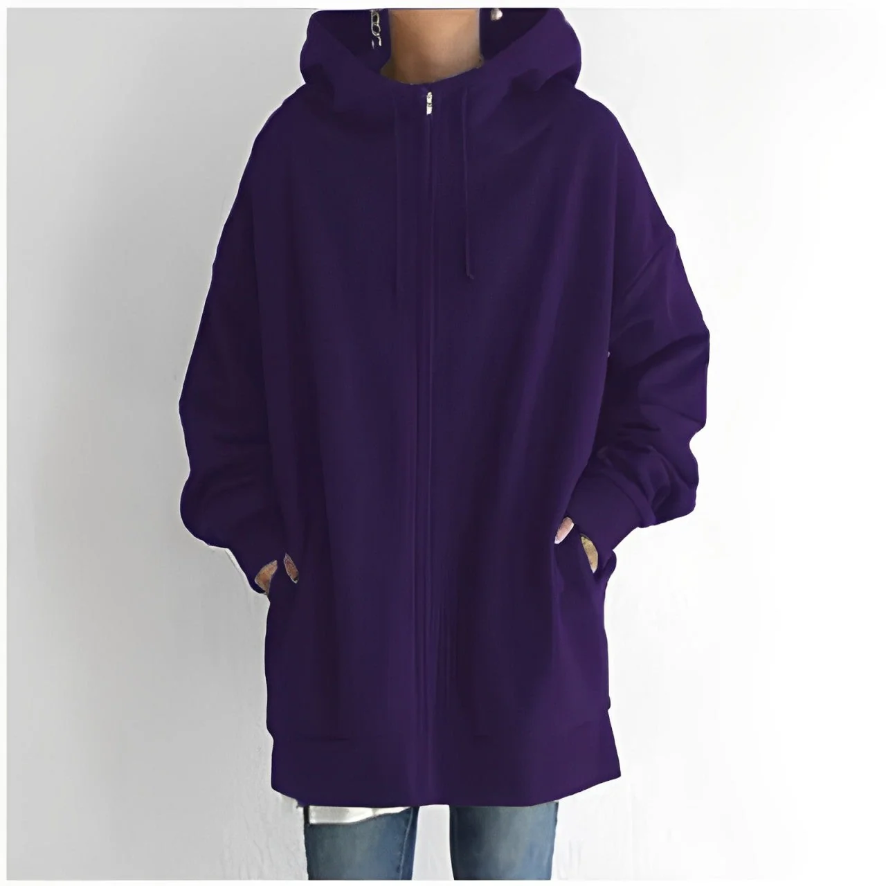 Heidi-Mode | Fleece-Hoodie mit Reißverschluss - Image 11