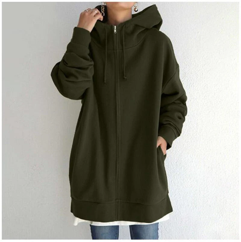 Heidi-Mode | Fleece-Hoodie mit Reißverschluss - Image 2