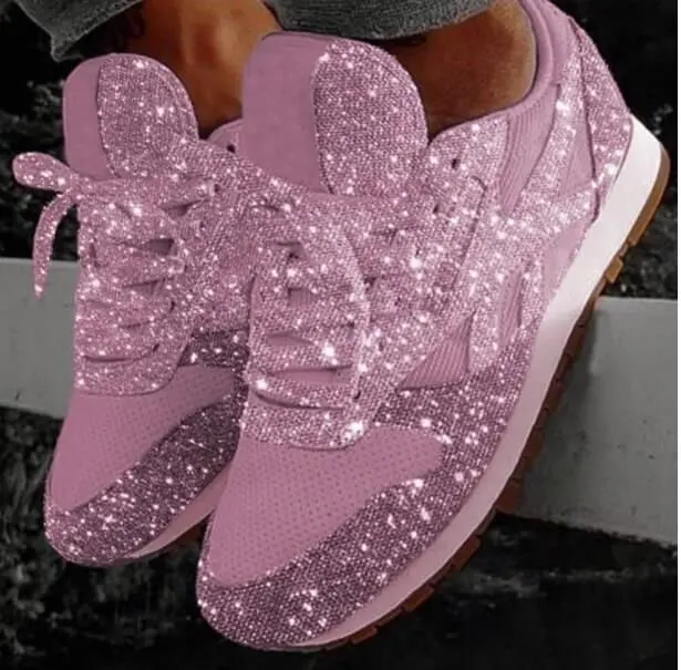 Lässige Glitzerschuhe mit Pailletten - Image 3