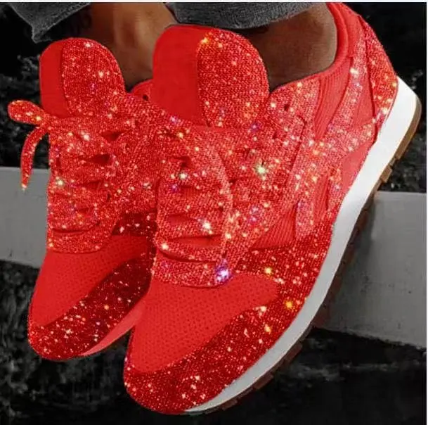Lässige Glitzerschuhe mit Pailletten - Image 4