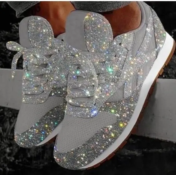 Lässige Glitzerschuhe mit Pailletten - Image 5
