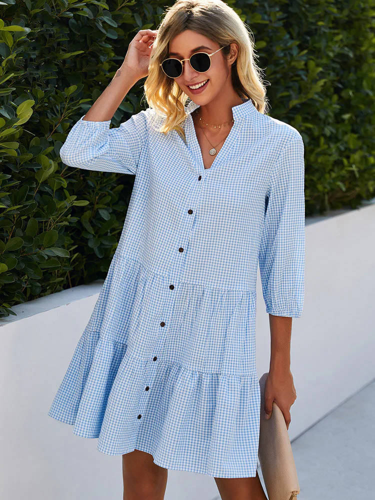 Himmelblaues Sommerkleid - Image 3