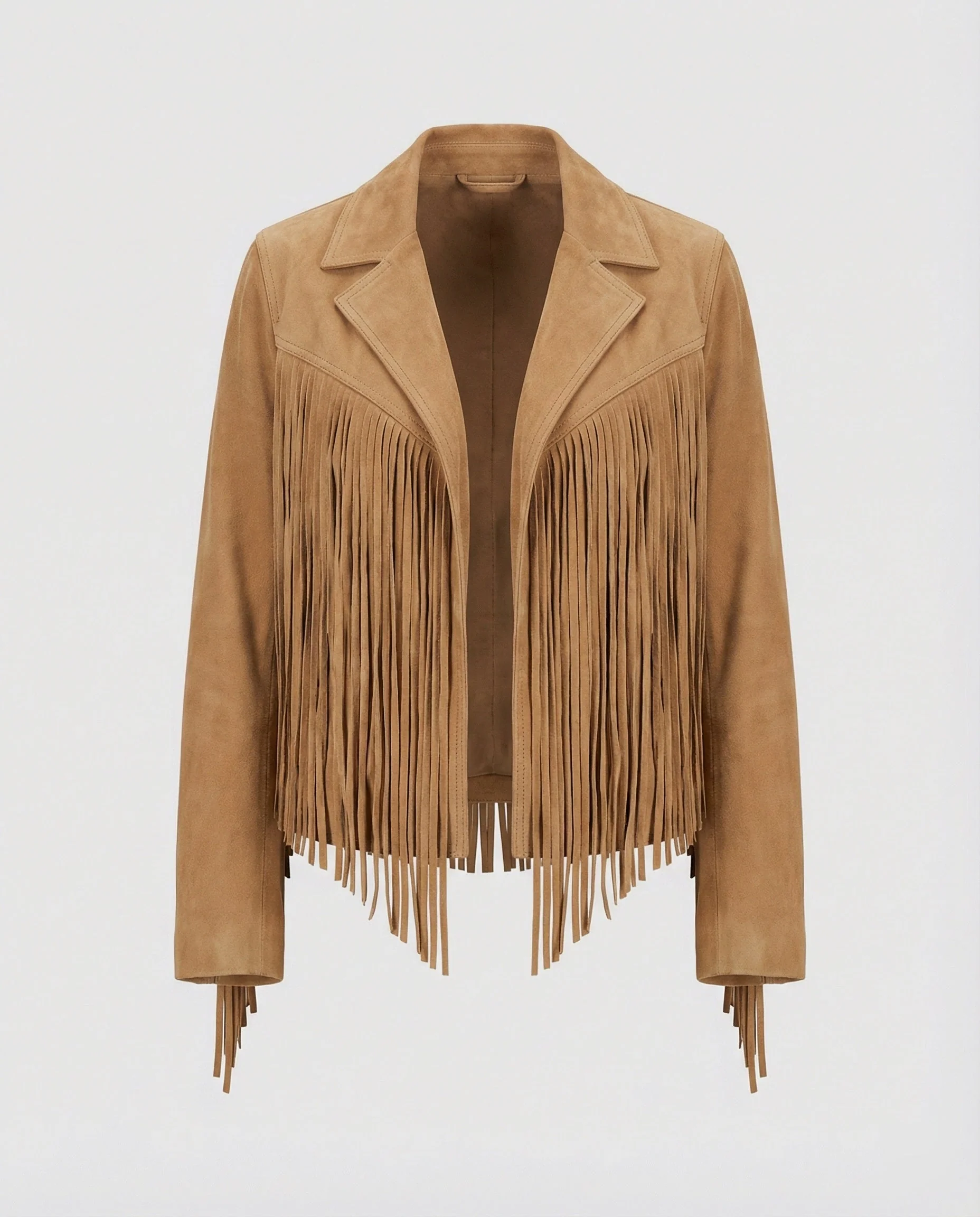 Heidi-Mode | Retro Chic Jacke Mit Fransen - Image 3