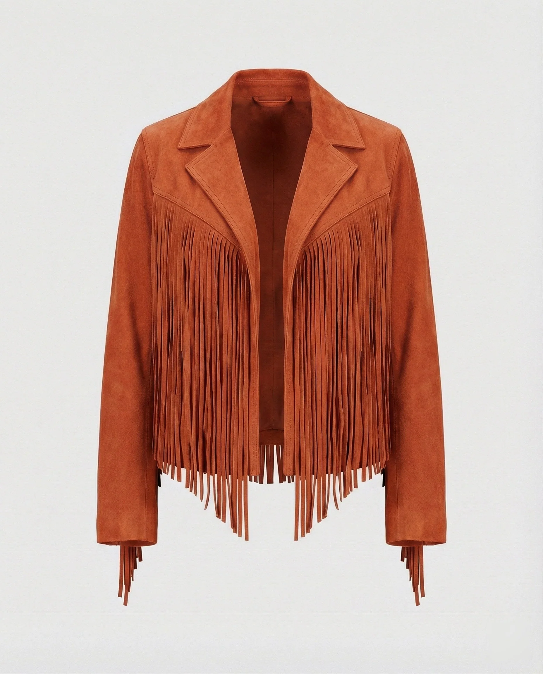 Heidi-Mode | Retro Chic Jacke Mit Fransen - Image 7