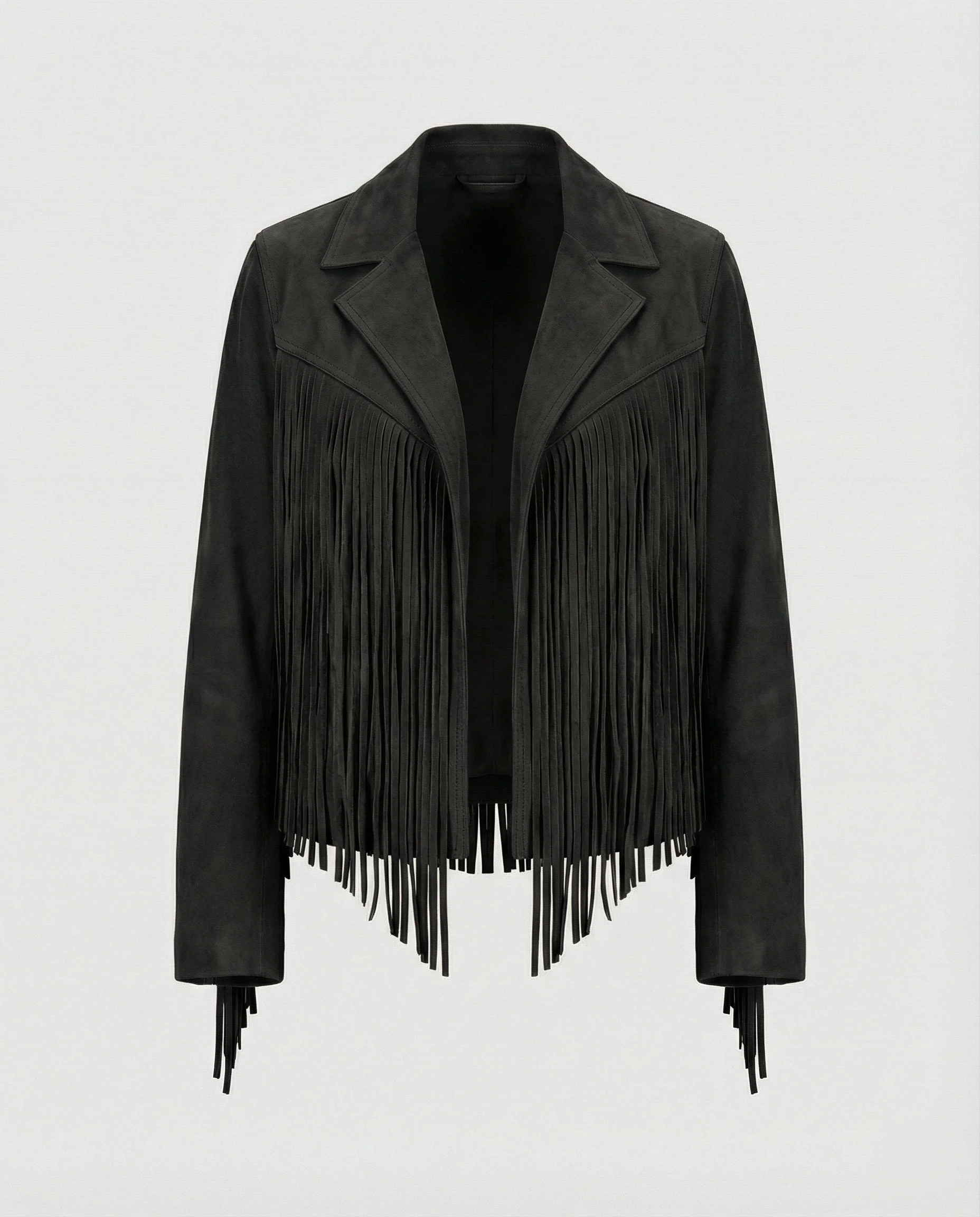 Heidi-Mode | Retro Chic Jacke Mit Fransen - Image 8