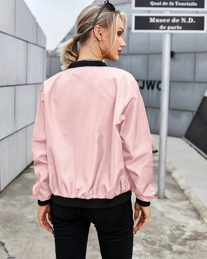 Heidi-Mode | Klassische Bomberjacke mit Taschen für Frauen - Image 14