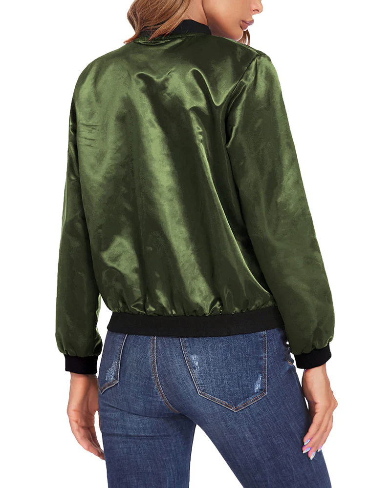 Heidi-Mode | Klassische Bomberjacke mit Taschen für Frauen - Image 18