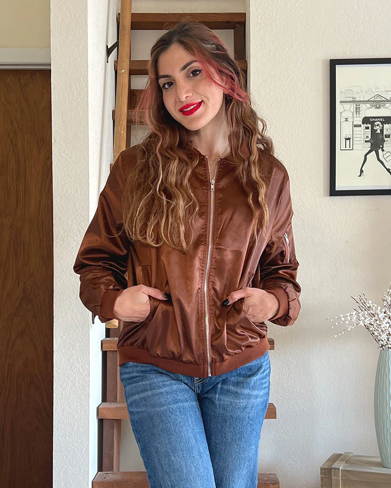 Heidi-Mode | Klassische Bomberjacke mit Taschen für Frauen - Image 26
