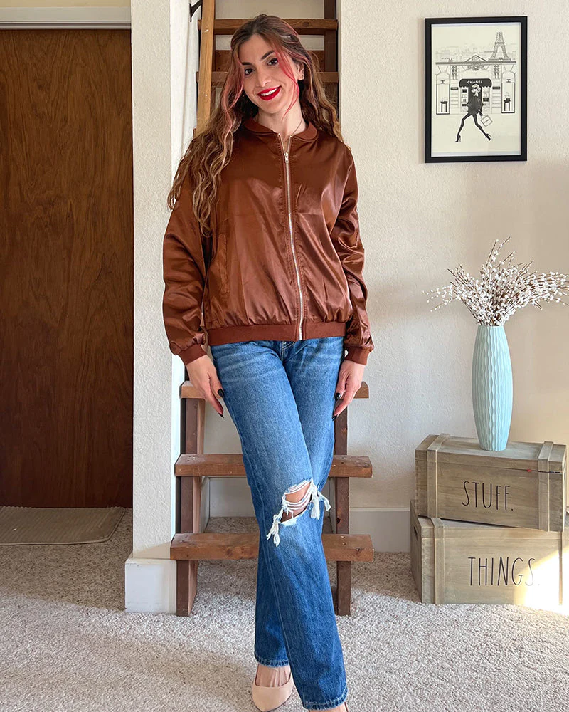 Heidi-Mode | Klassische Bomberjacke mit Taschen für Frauen - Image 40