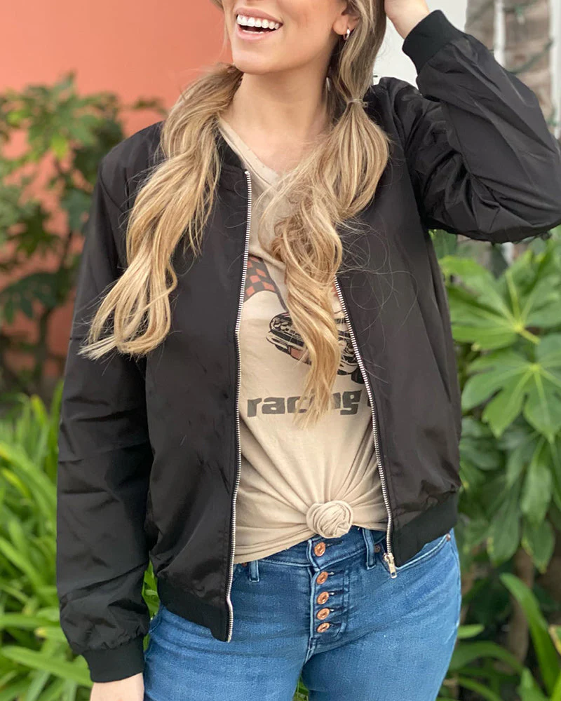 Heidi-Mode | Klassische Bomberjacke mit Taschen für Frauen - Image 8