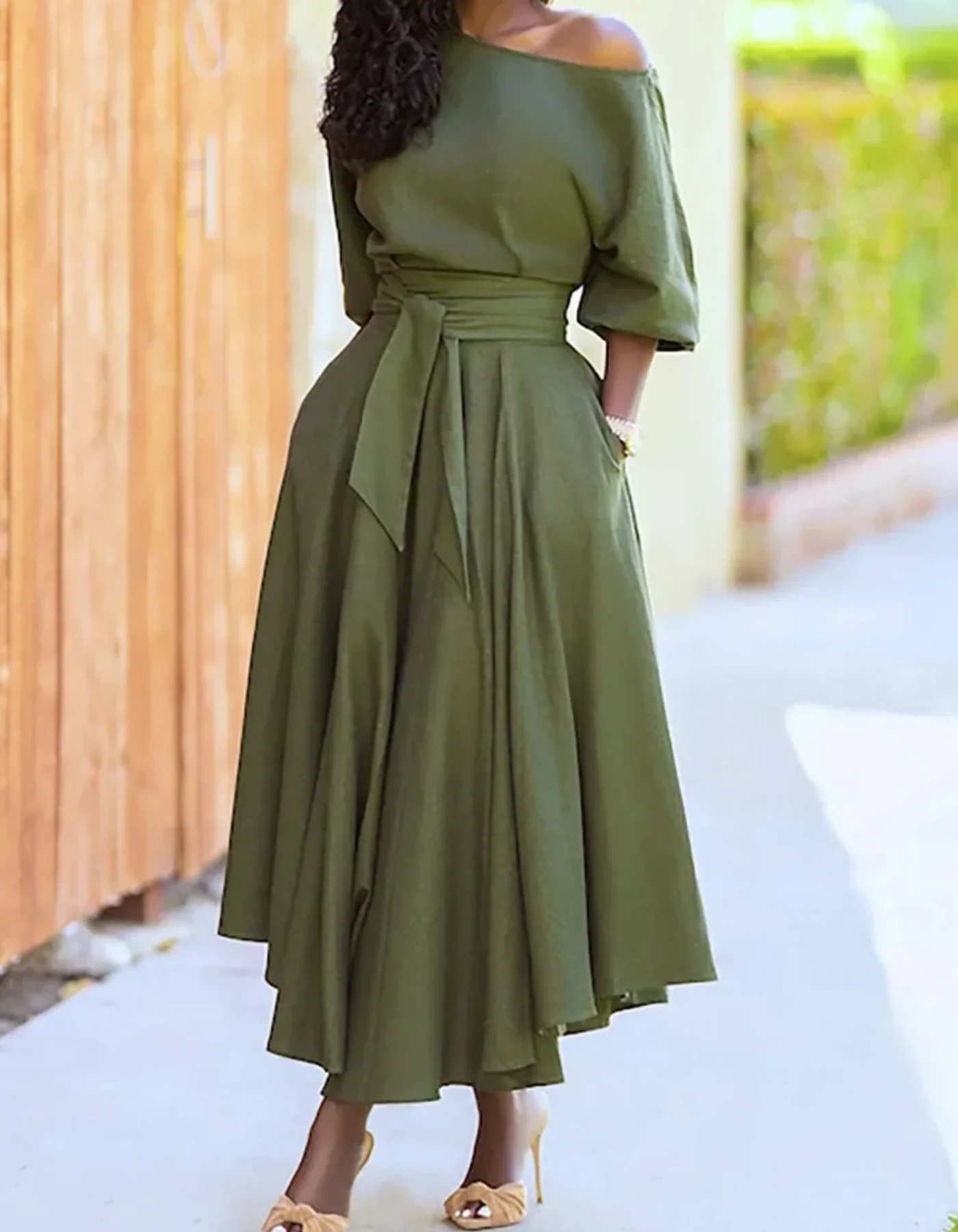 Heidi-Mode | Kleid Festlich Elegant Midi - Image 5