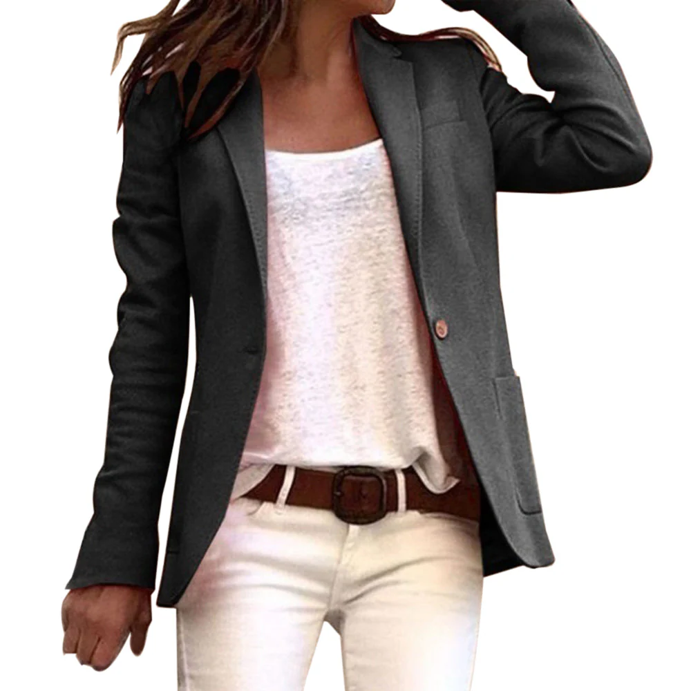 Heidi-Mode | Langärmeliger Eleganter Blazer - Image 2