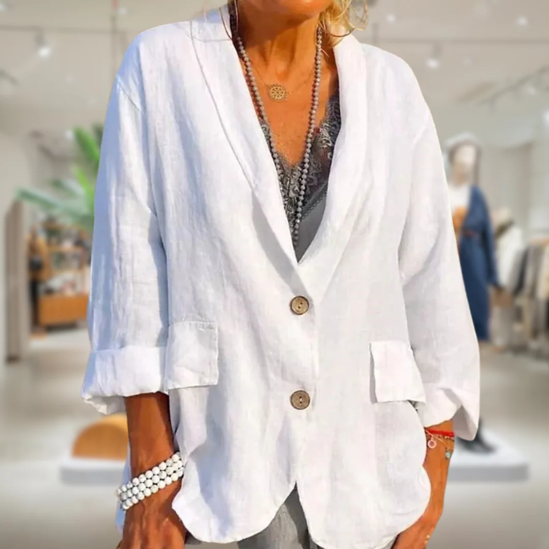 Heidi-Mode | Blazer aus Baumwolle für Frauen - Image 2