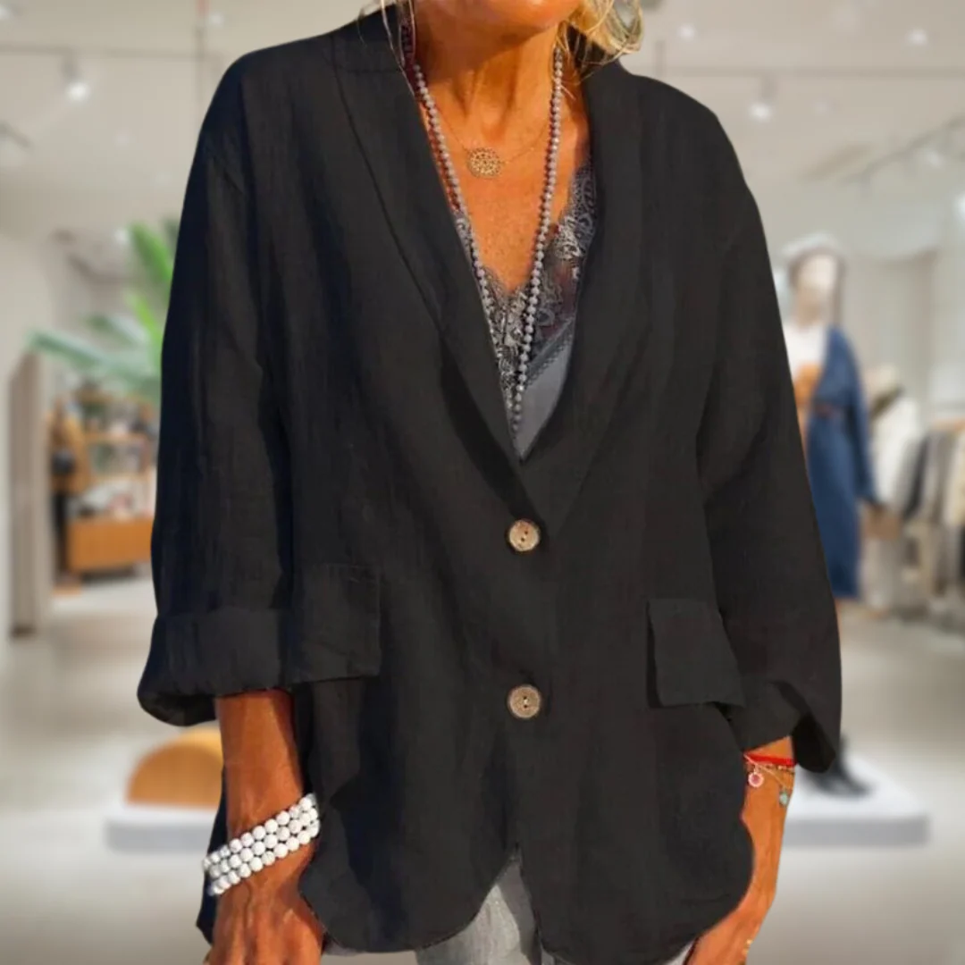 Heidi-Mode | Blazer aus Baumwolle für Frauen - Image 3