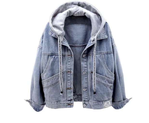 Heidi-Mode | Lässige Damen-Denimjacke mit Kapuze
