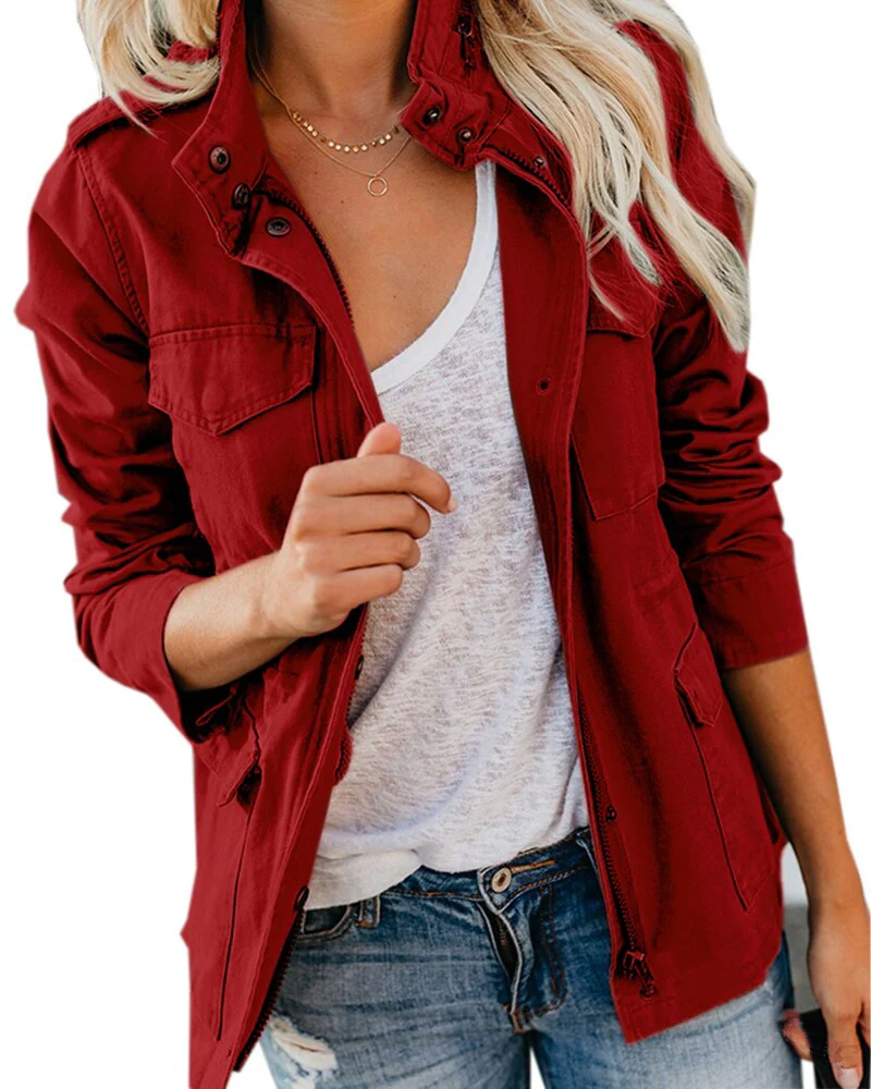 Heidi-Mode | Übergangsjacke mit Taschen für Frauen - Image 5