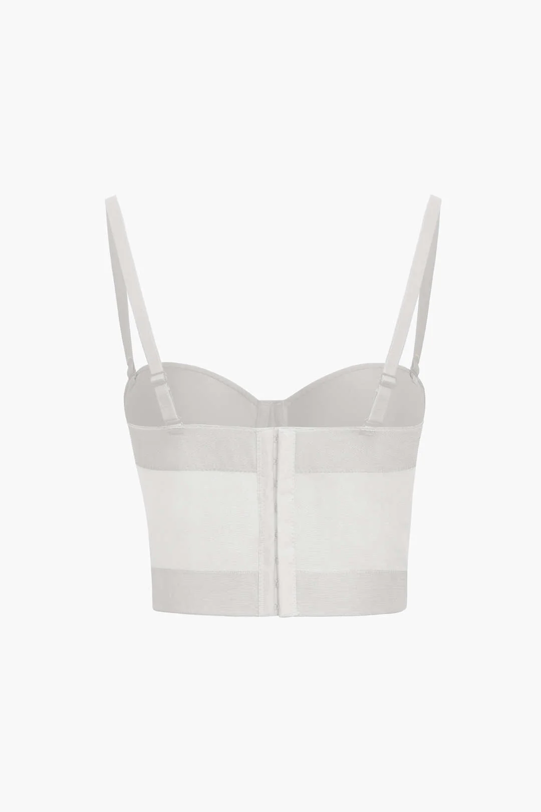 Bustier-Oberteil aus Netzstoff mit Bügeln - Image 8