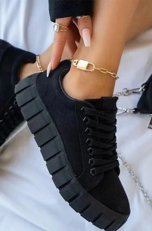 Modische orthopädische Damenschuhe mit Plateausohle - Image 2