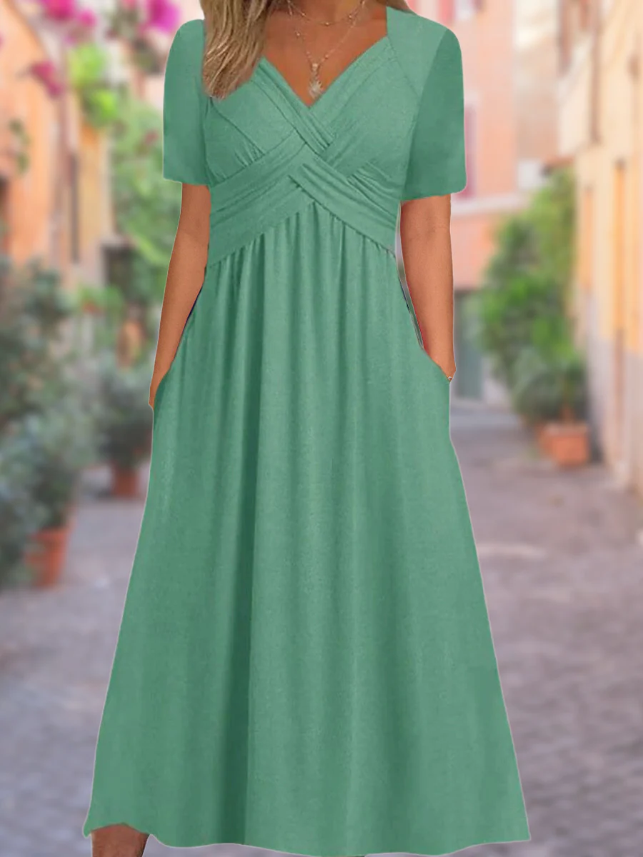 Heidi-Mode | Neck Summer Dress - Image 2