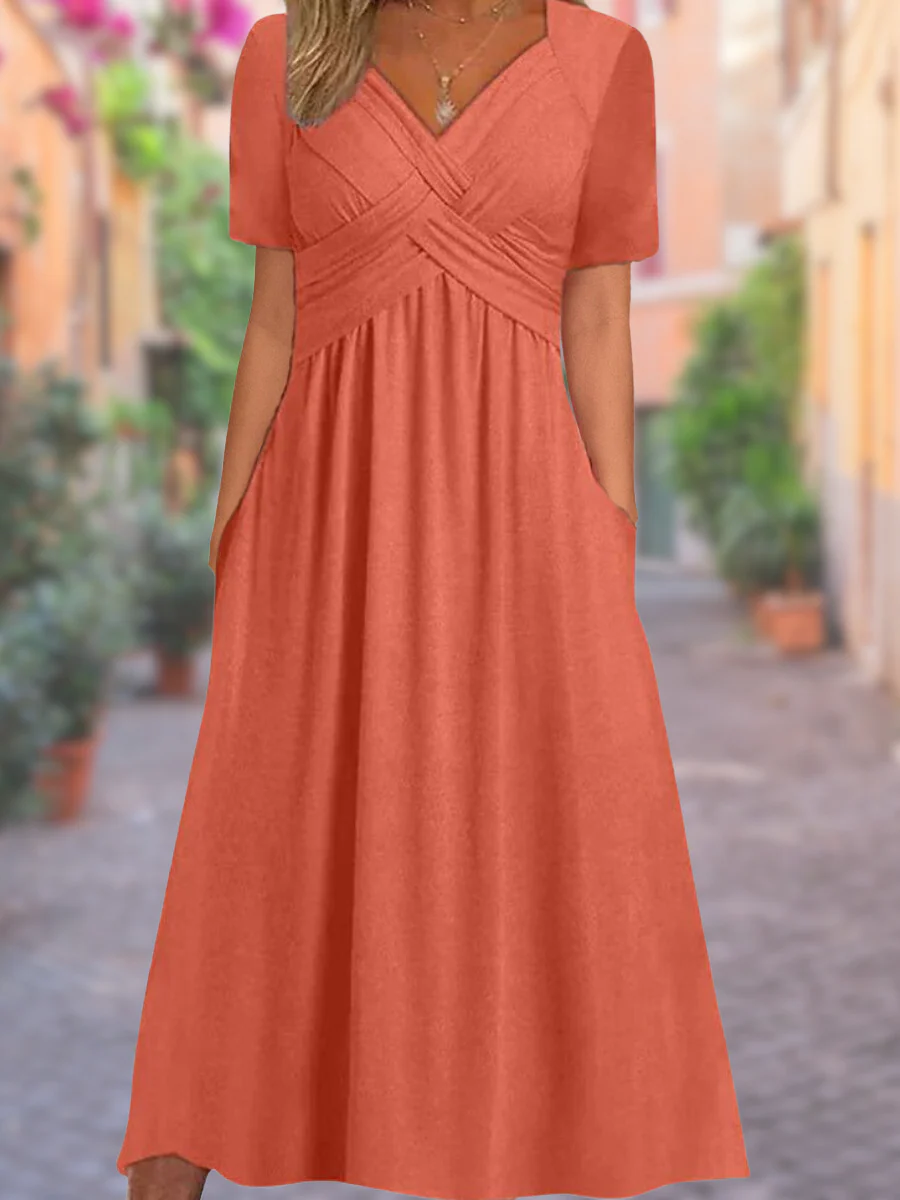 Heidi-Mode | Neck Summer Dress - Image 3