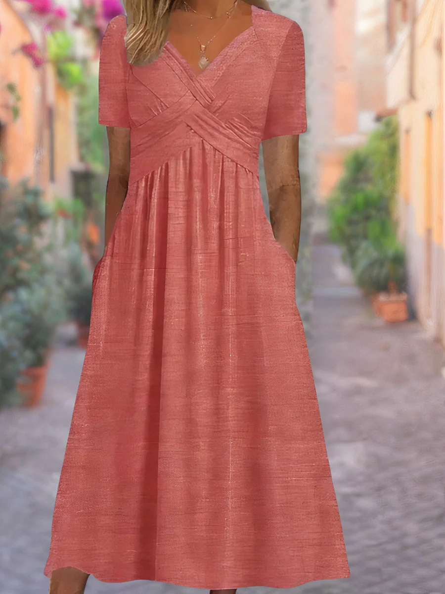 Heidi-Mode | Neck Summer Dress - Image 4