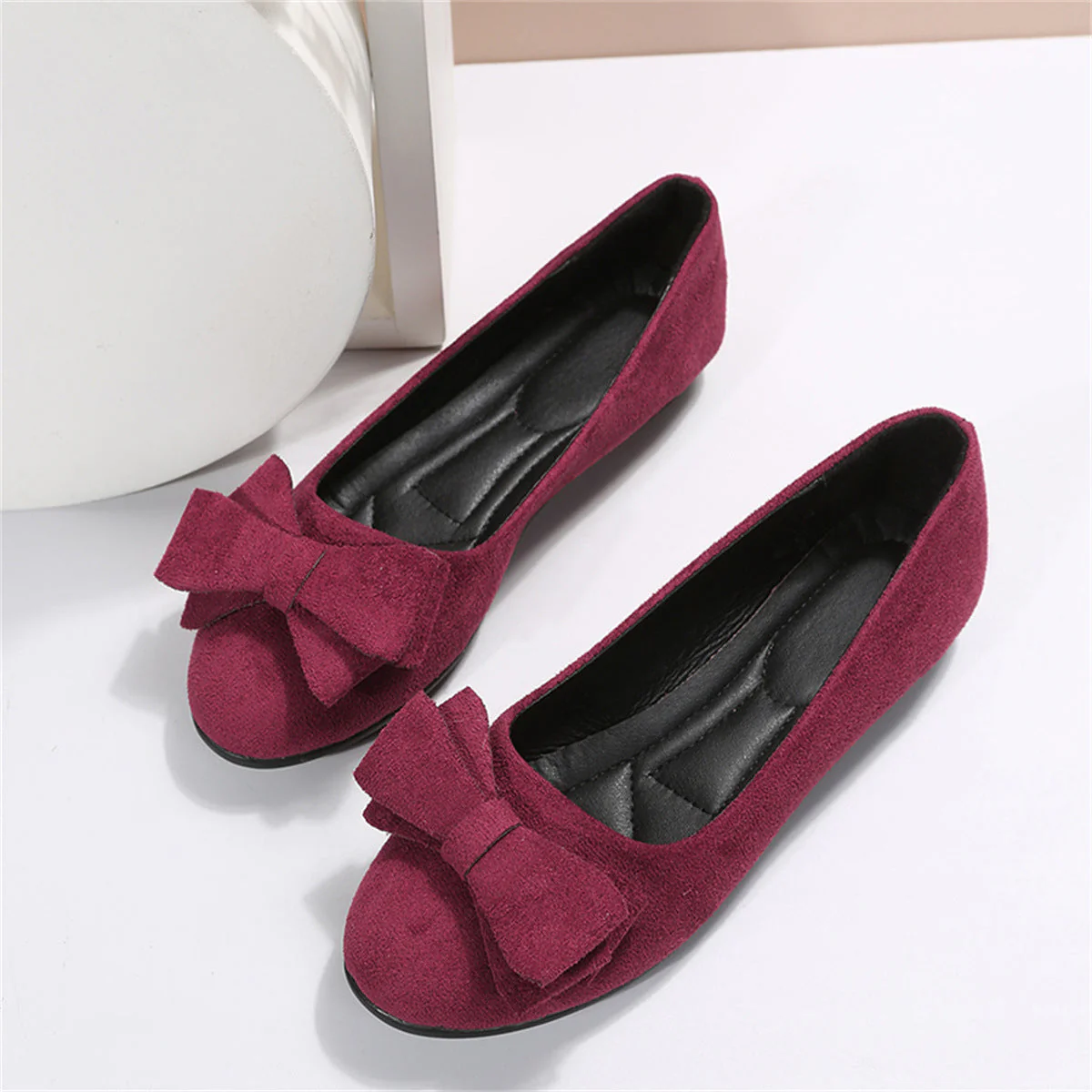 Heidi-Mode | Orthopädische Flache Schuhe mit Fliege - Image 8
