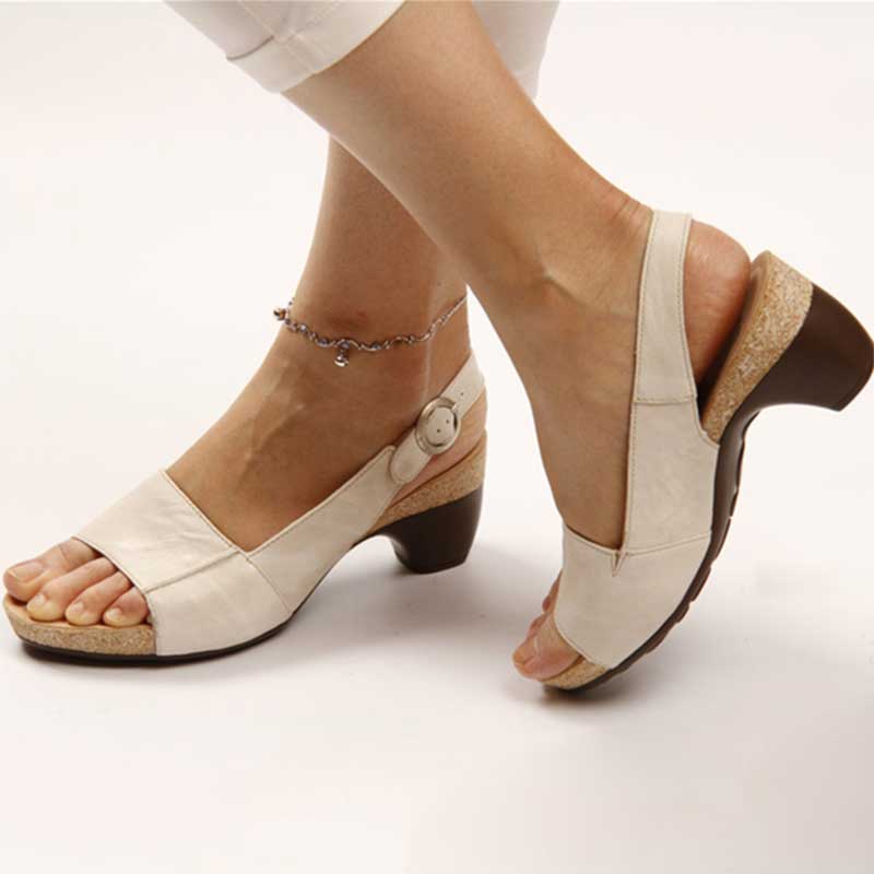 Heidi-Mode | Orthopädische Sandalen mit Absatz Stilvoller Komfort und Unterstützung - Image 3