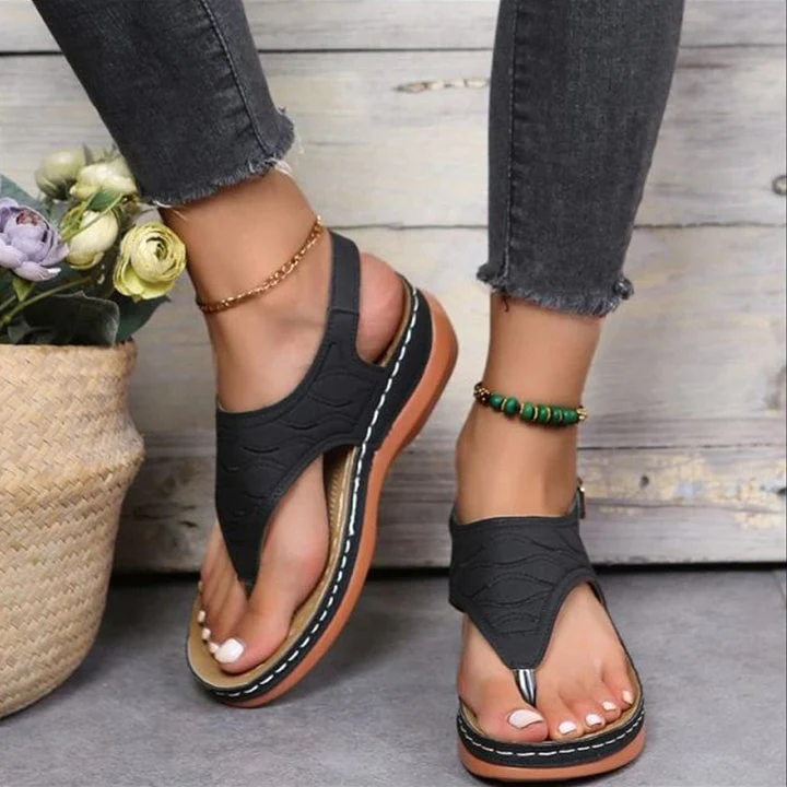 Heidi-Mode | Orthopädische Soman-Strandflip-Flops für Komfort