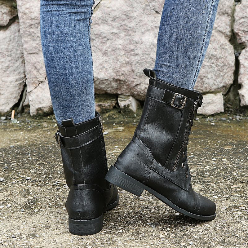 Heidi-Mode | Orthopädische Stiefeletten mit seitlichem Reißverschluss - Image 12