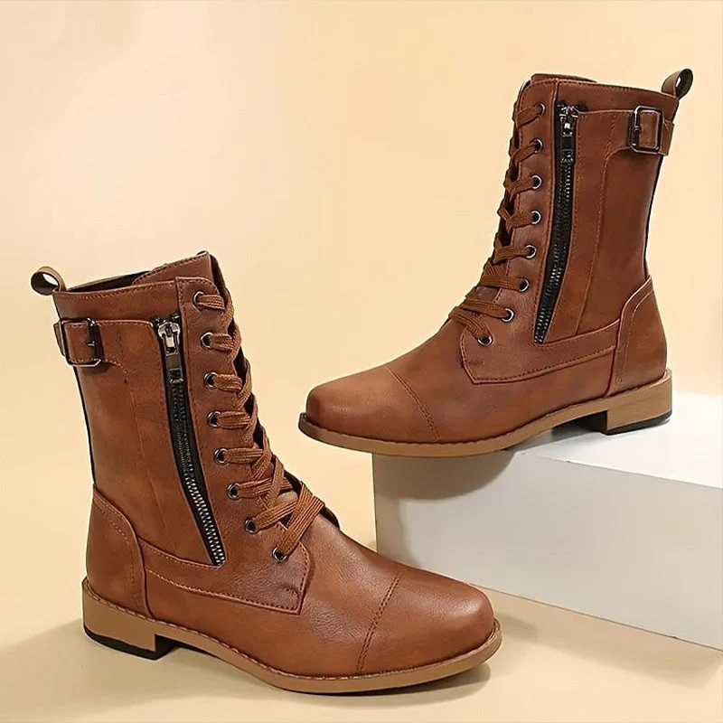 Heidi-Mode | Orthopädische Stiefeletten mit seitlichem Reißverschluss - Image 17