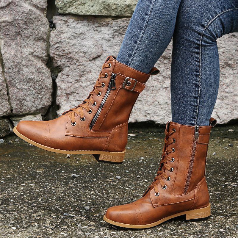 Heidi-Mode | Orthopädische Stiefeletten mit seitlichem Reißverschluss - Image 5