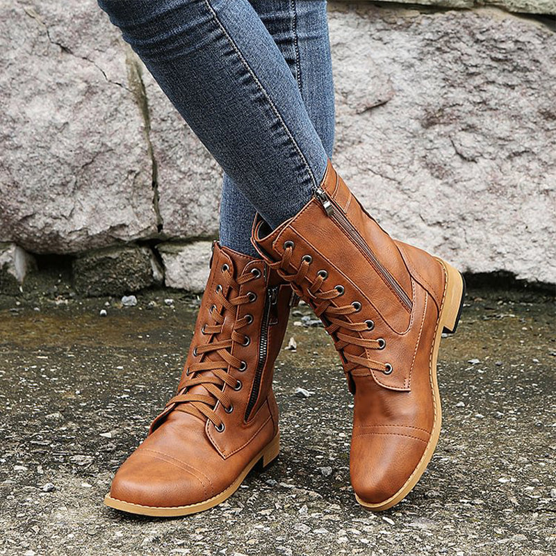 Heidi-Mode | Orthopädische Stiefeletten mit seitlichem Reißverschluss - Image 9