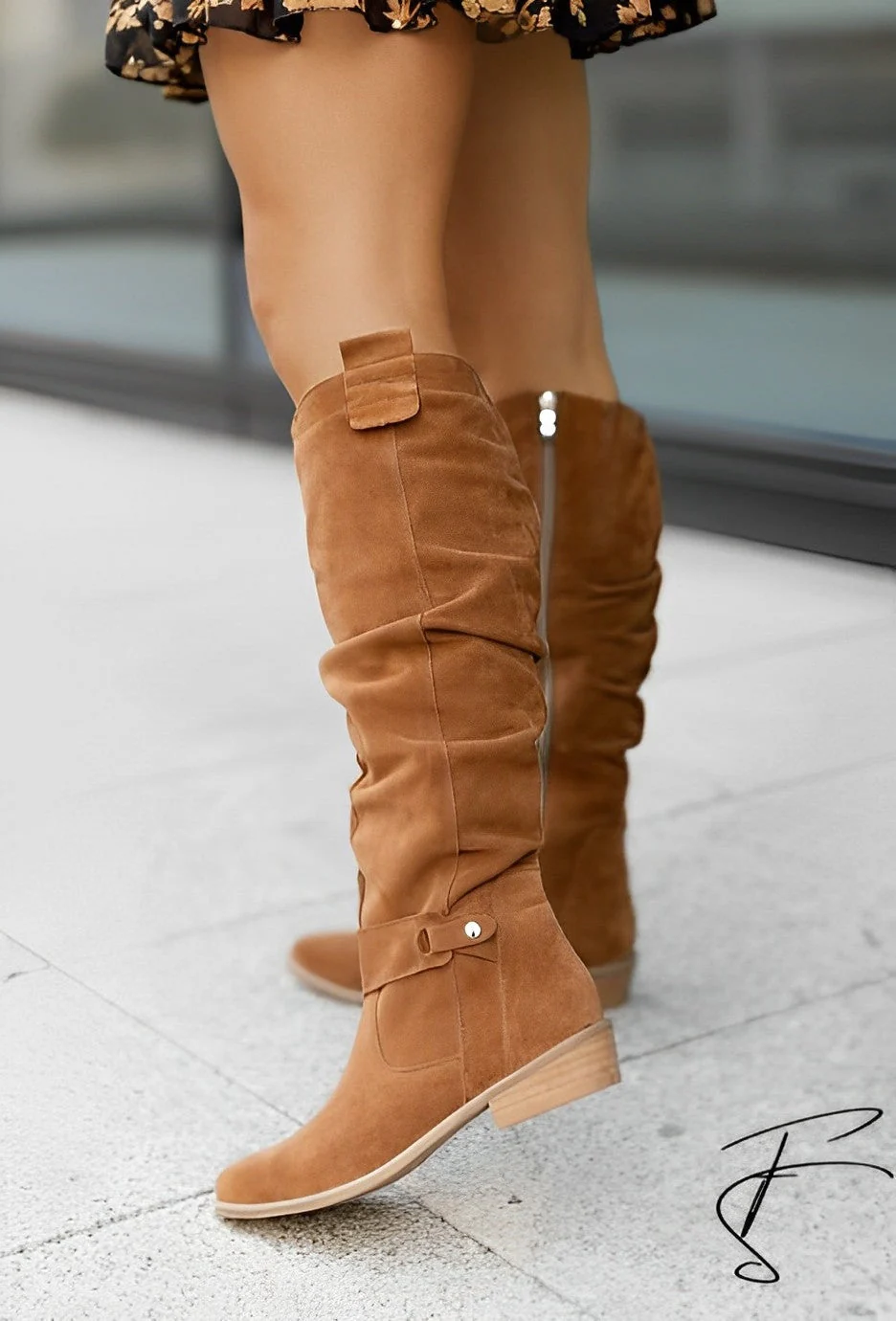 Heidi-Mode | Overknee Western Cowboy Stiefel Mit Absatz Für Damen - Image 3