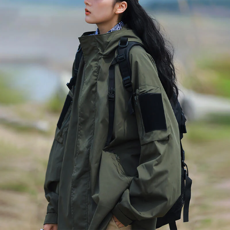Heidi-Mode | Übergroße Jacke Mit Reißverschluss - Image 2