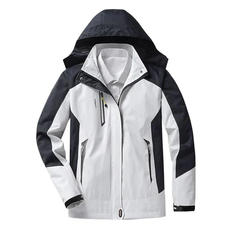 Heidi-Mode | 3-in-1 Regenjacke mit Kapuze für Damen