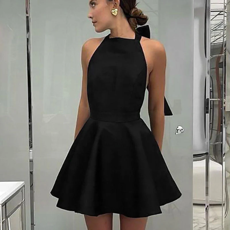 Ausgestelltes Cocktailkleid aus Satin - Image 9