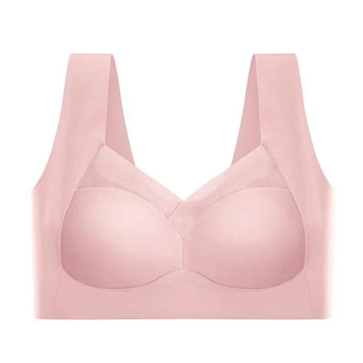 Nahtloser, ergonomischer Damen-Soft-BH aus Seide