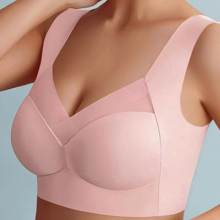 Nahtloser, ergonomischer Damen-Soft-BH aus Seide - Image 11
