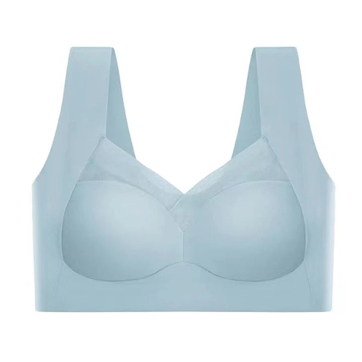 Nahtloser, ergonomischer Damen-Soft-BH aus Seide - Image 3