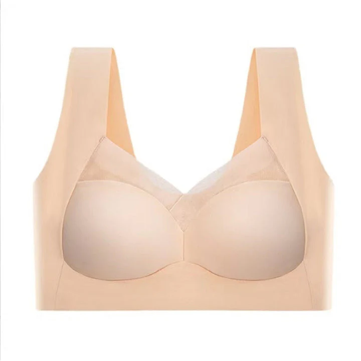 Nahtloser, ergonomischer Damen-Soft-BH aus Seide - Image 5