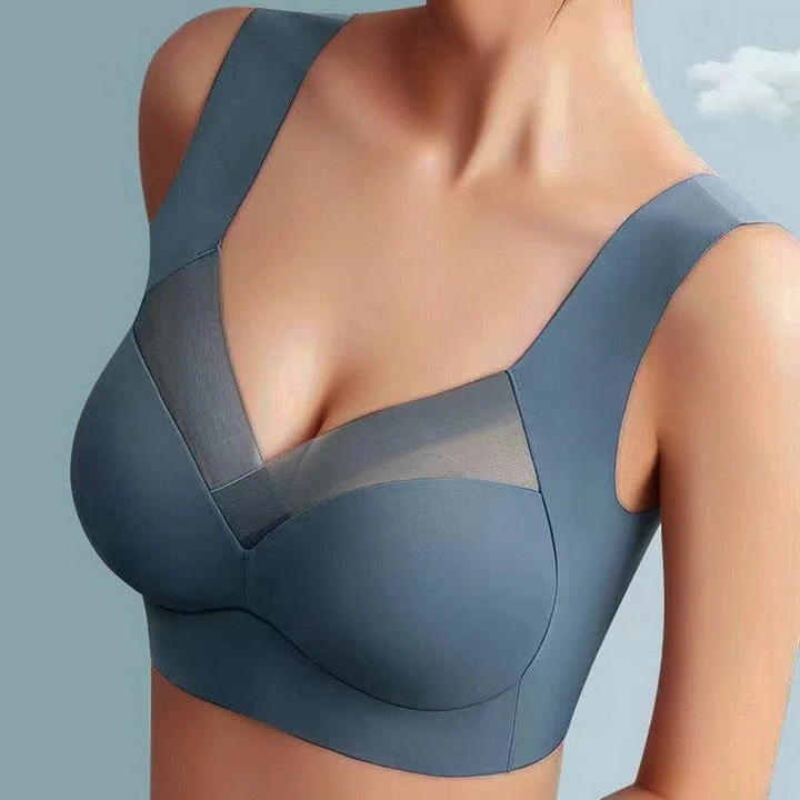 Nahtloser, ergonomischer Damen-Soft-BH aus Seide - Image 7